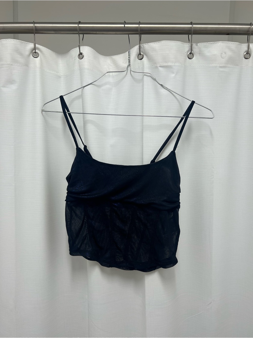 Urban Outfitters Black Sheer Double-Strap Camisole